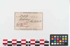 Etiketten zu Bronzeperlarmreif (NHMW-PRAE-024828)